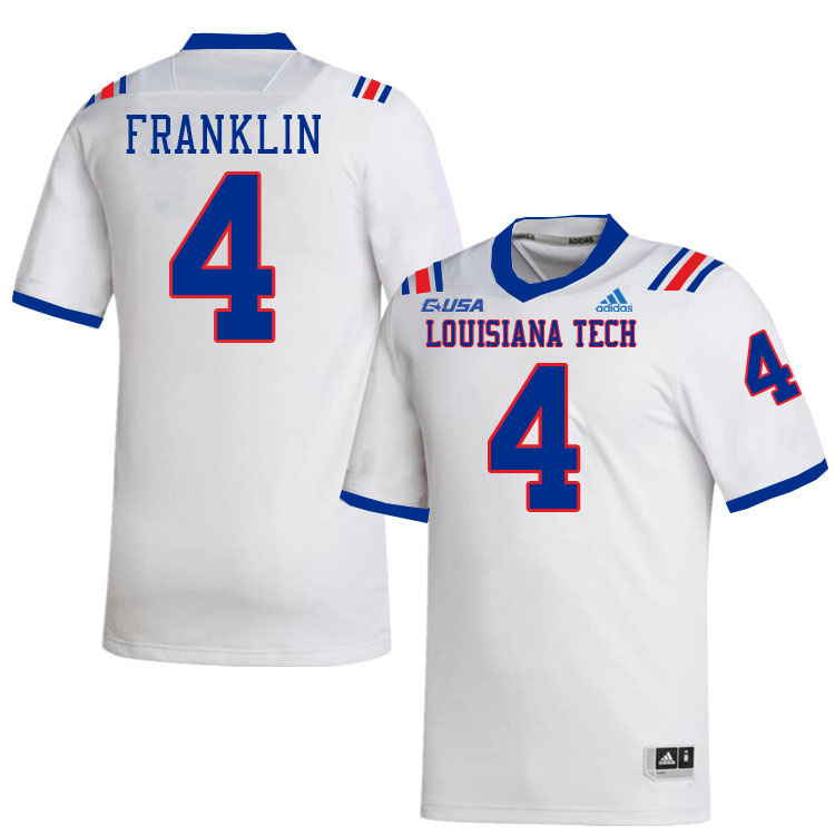 Kam Franklin Louisiana Tech Jersey,LA Tech Bulldogs Football Jerseys,Uniforms,Gears-White